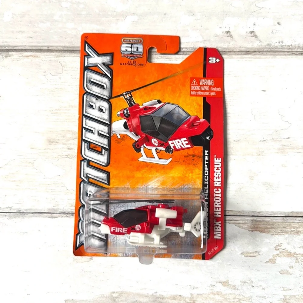 Matchbox Cars Mission Rescue Helicopter Kids Toys 2012 NEW in Package
